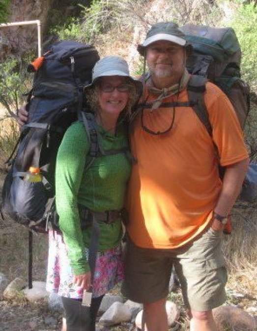 Hiking the Grand Canyon for our 30th wedding anniversary